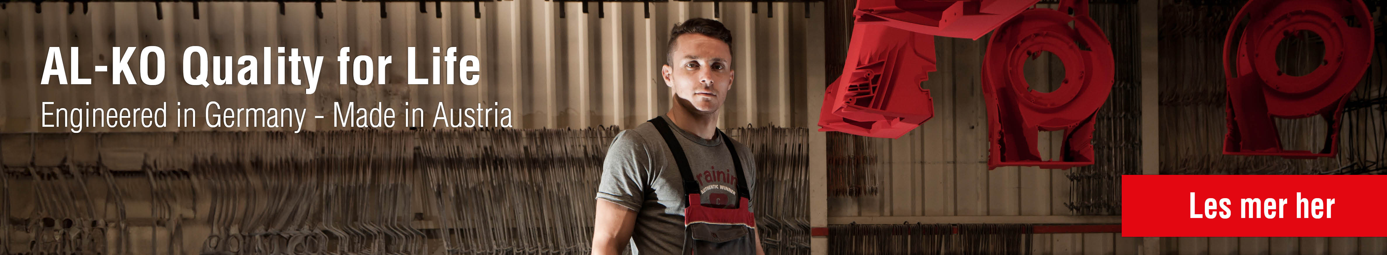 AL-KO  Quality for Life| Engineered in Germany, made in Austria