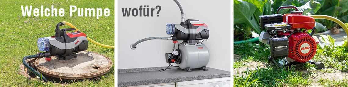Welche Pumpe wofür | AL-KO Wassertechnik