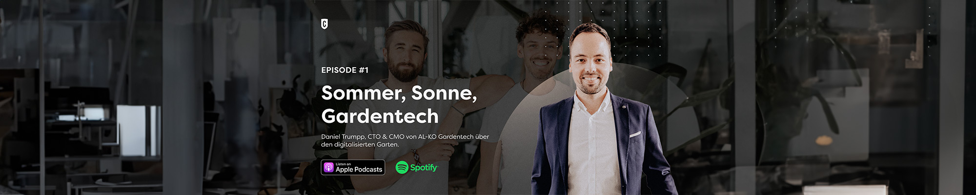 Podcast "Digital Product Talks" mit AL-KO Gardentech CTO Daniel Trumpp