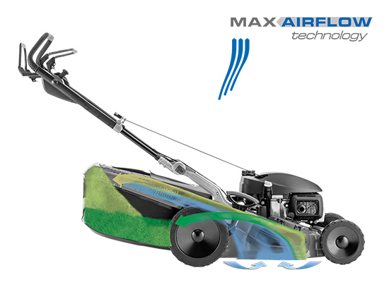 Gräsklippare | AL-KO MaxAirflow Technology full uppsamlare, färre pauser