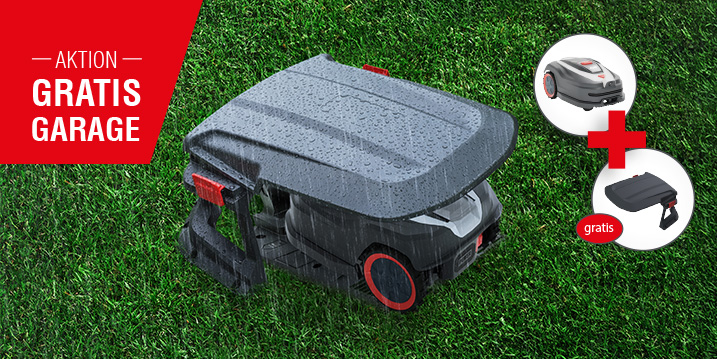 Robolinho® Garage gratis | AL-KO Aktion