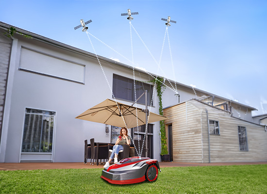 RTK GNSS | AL-KO Robolinho® RTK Technologie