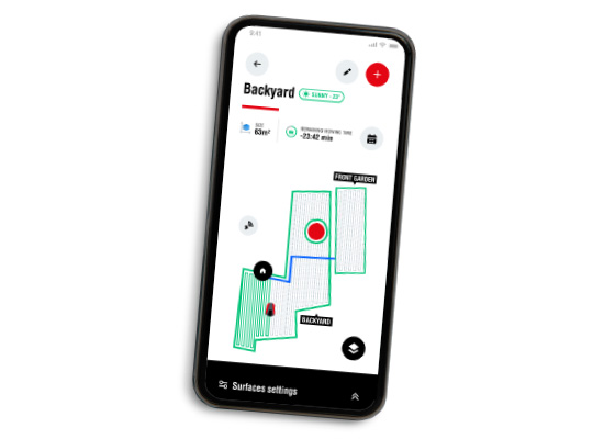Robolinho® auf inTOUCH App | AL-KO inTOUCH Smart Garden App