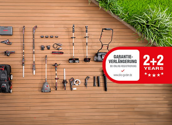 2+2 Jahre Garantieverlängerung | AL-KO Gardentech