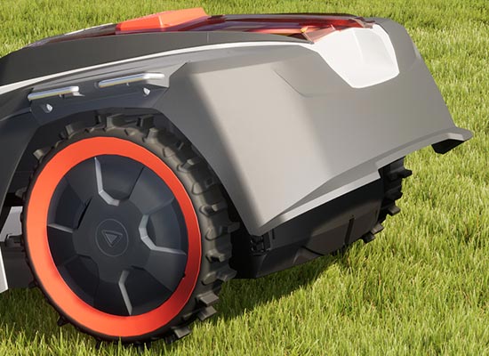 Große Bodenfreiheit | AL-KO Robolinho® Mähroboter