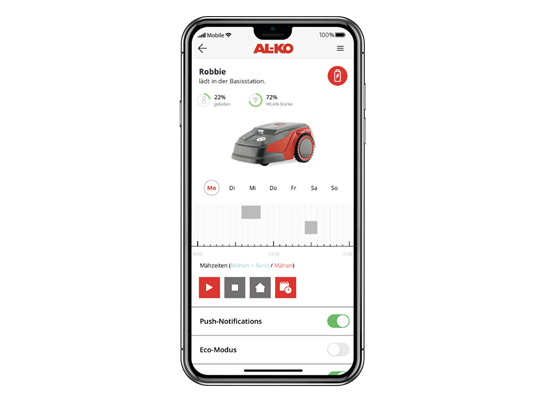  Robolinho® mit dem Smartphone steuern