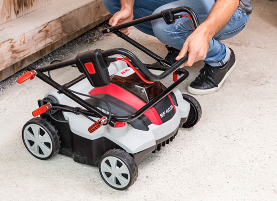 AL-KO Vertikutierer Vorteile | Platzsparende Verstauung