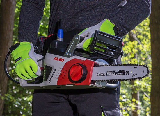 AL-KO chain saws Advantages | Ergonomic working