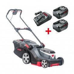 Akku-Rasenmäher 382 Li Premium AL-KO 18 V BOSCH HOME AND GARDEN COMPATIBLE inkl. 2 Akkus und Ladegerät 
