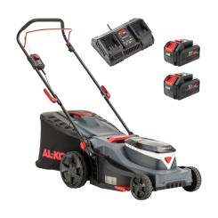 AL-KO 18V/36V Comfort 43.6 Li Cordless Push Lawnmower (43cm Cut) (2x Battery Kit) 