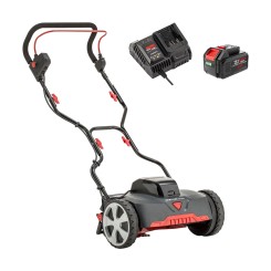 AL-KO 18V/36V Comfort Razor Cut 38.6 Li HM Cordless Push Hand Propelled Cylinder Mower (38cm Cut) (1x Battery Kit) 