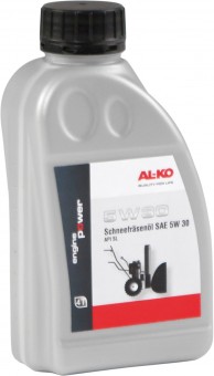 AL-KO 4-Takt Schneefräsenöl 5W-30, 0,6 Liter 