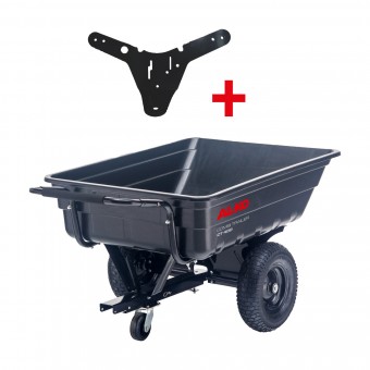 AL-KO Combi Trailer Set CT 400 (inkl. Anhängerwagen und Anhängekupplung) für Premium Traktoren 