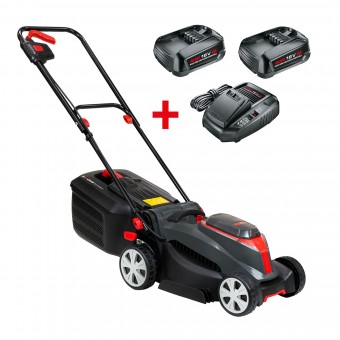 Akku-Rasenmäher 38.1 Li AL-KO 18 V BOSCH HOME AND GARDEN COMPATIBLE inkl. 2 Akkus und Ladegerät 